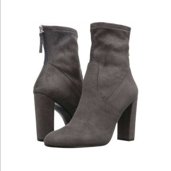 Steve Madden Gray Brisk Ankle Booties - Picture 3 of 5